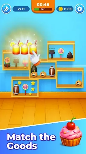 Скриншот 1 — Goods Match 3D: Sort Puzzle