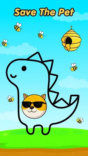 Скриншот 1 — Save the Pet - Brain Puzzle