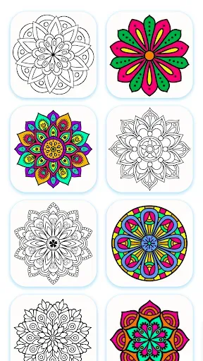 Скриншот 4 — Coloring Book For Relaxation