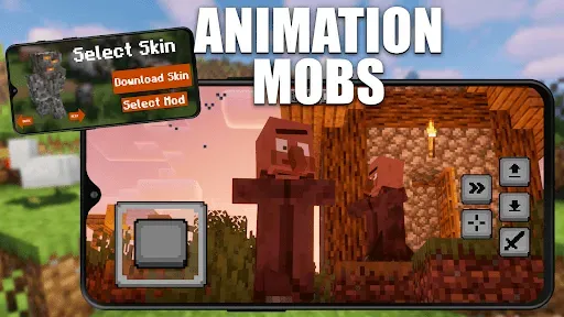 Скриншот 5 — Моды Мобы Анимации Minecraft