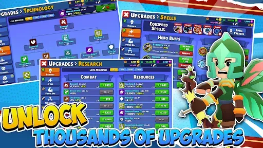 Скриншот 3 — Idle Hero TD Tower Defense RPG