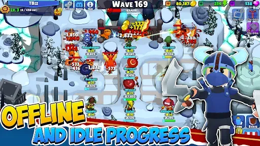 Скриншот 4 — Idle Hero TD Tower Defense RPG