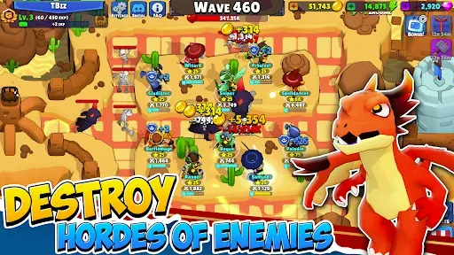 Скриншот 7 — Idle Hero TD Tower Defense RPG