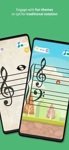 Скриншот 2 — Note Rush: Learn to Read Music
