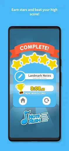 Скриншот 7 — Note Rush: Learn to Read Music