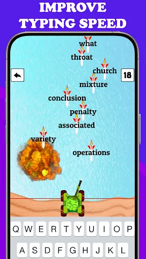 Скриншот 1 — Type Blast: Fast Typing Games