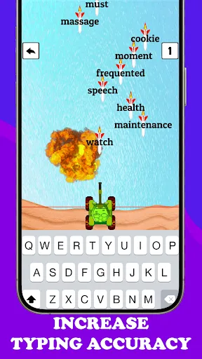 Скриншот 2 — Type Blast: Fast Typing Games