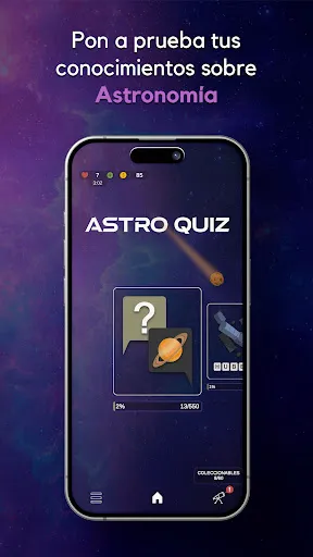 Скриншот 1 — AstroQuiz - Aprende Astronomía