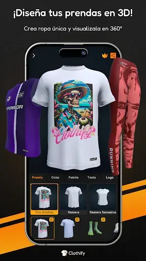 Скриншот 1 — Clothify - Diseña ropa en 3D