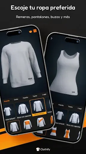 Скриншот 2 — Clothify - Diseña ropa en 3D