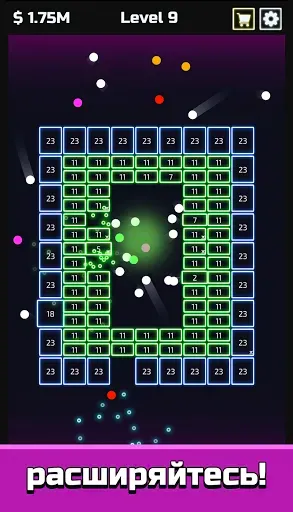 Скриншот 2 — Idle Brick Breaker