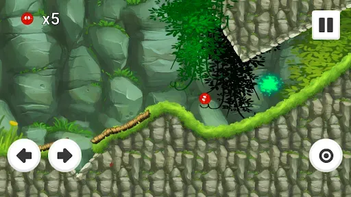Скриншот 1 — Bouncing Red Ball Adventure