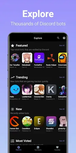 Скриншот 1 — Bots for Discord