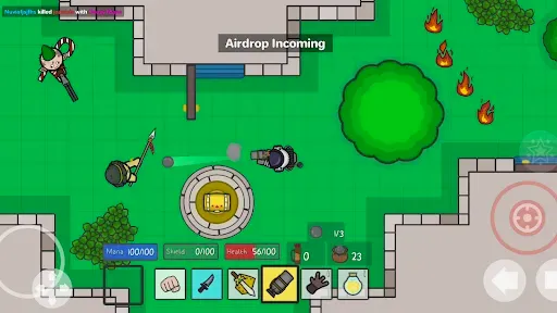 Скриншот 4 — Thelast.io - 2D Battle Royale