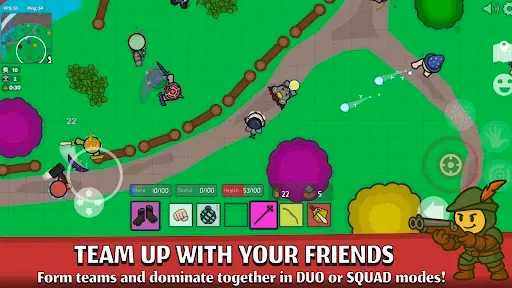 Скриншот 5 — Thelast.io - 2D Battle Royale
