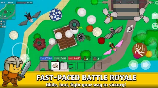 Скриншот 6 — Thelast.io - 2D Battle Royale