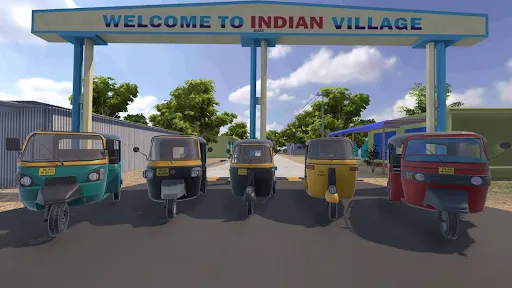 Скриншот 1 — Indian Auto Rickshaw Simulator