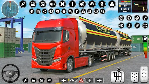 Скриншот 1 — Oil Tanker Truck Driving Games