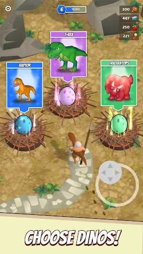 Скриншот 2 — Dino King: Survival Idle