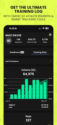 Скриншот 4 — TrainHeroic: Workout Tracker