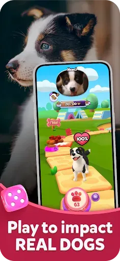 Скриншот 1 — TREAT: Play & impact REAL dogs