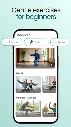 Скриншот 7 — Tai Chi Walking & Chair Yoga