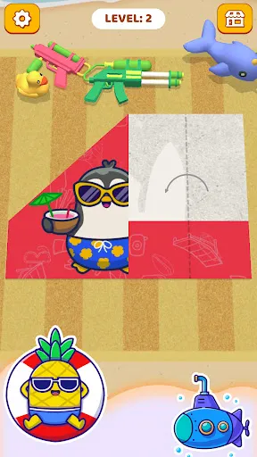 Скриншот 4 — Paper Fold: Paper Puzzle 3D