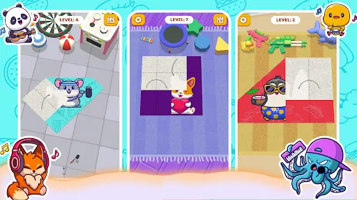 Скриншот 7 — Paper Fold: Paper Puzzle 3D
