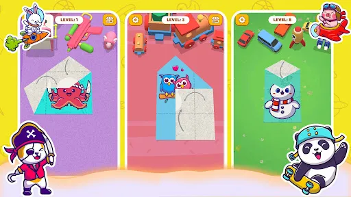 Скриншот 8 — Paper Fold: Paper Puzzle 3D