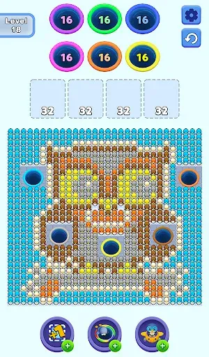 Скриншот 2 — Hole Penguin 3D: Sort Puzzle