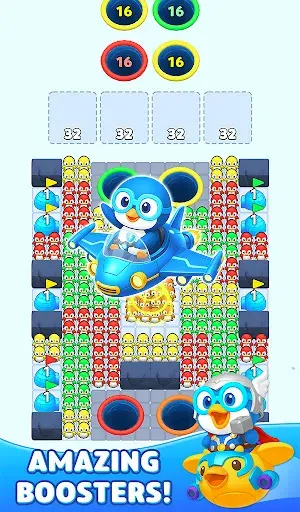 Скриншот 3 — Hole Penguin 3D: Sort Puzzle