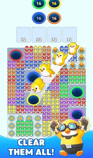 Скриншот 5 — Hole Penguin 3D: Sort Puzzle