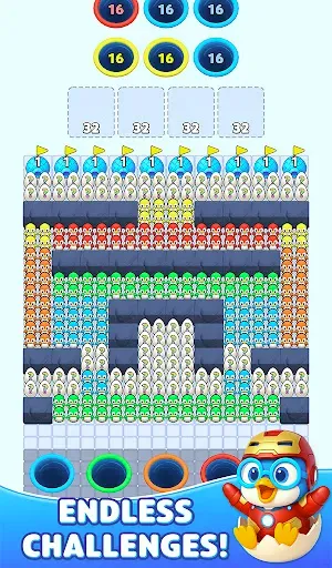 Скриншот 7 — Hole Penguin 3D: Sort Puzzle