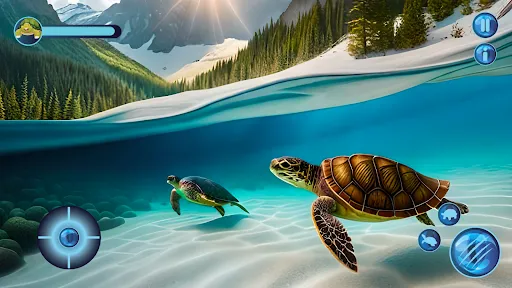 Скриншот 1 — Ocean turtle tortoise Sea Game