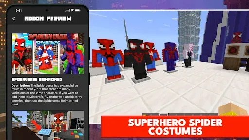 Скриншот 2 — Моды супергероев для Minecraft
