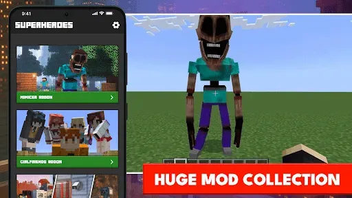 Скриншот 5 — Моды супергероев для Minecraft