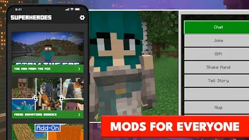 Скриншот 6 — Моды супергероев для Minecraft