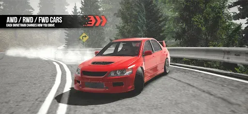 Скриншот 1 — The Touge: Drift Racing Sim