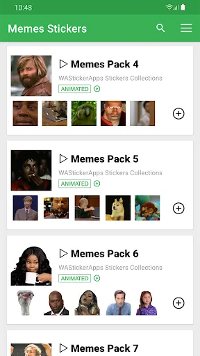 Скриншот 3 — Стикеры мемы WAStickerApps