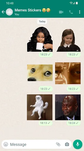 Скриншот 6 — Стикеры мемы WAStickerApps