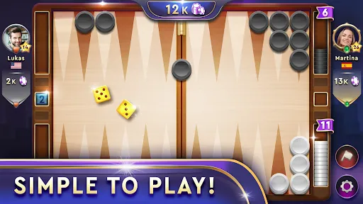 Скриншот 1 — Backgammon Clubs