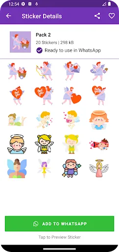 Скриншот 4 — Angel Stickers : WAStickerApps