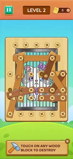 Скриншот 3 — Wood Nuts: Screw Puzzle