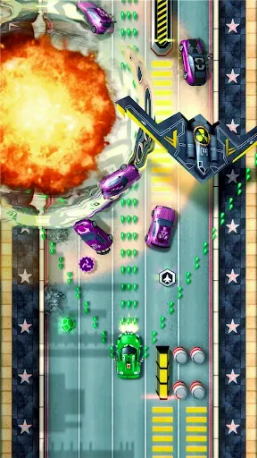 Скриншот 1 — Chaos Road: Гонки и сражения