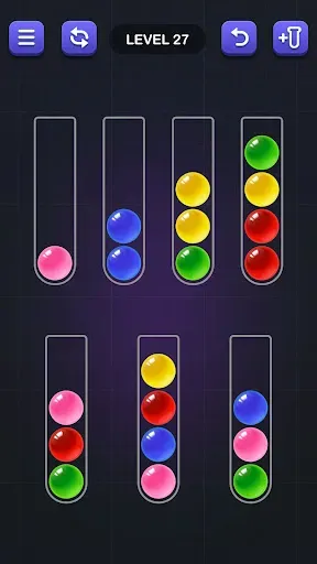 Скриншот 1 — Ball Sort Game - Color Puzzle