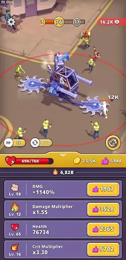 Скриншот 2 — Lazy Apocalypse: Tower Defense