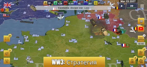 Скриншот 2 — Hegemon – War Strategy WW3