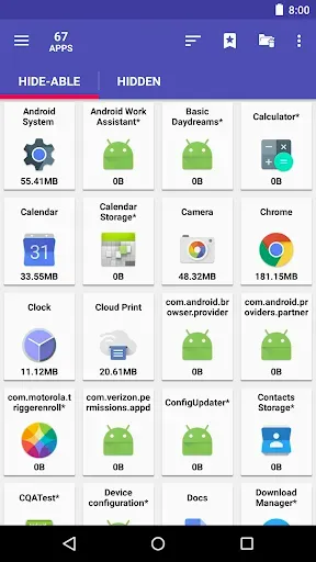 Скриншот 2 — AppMgr Pro III (App 2 SD)