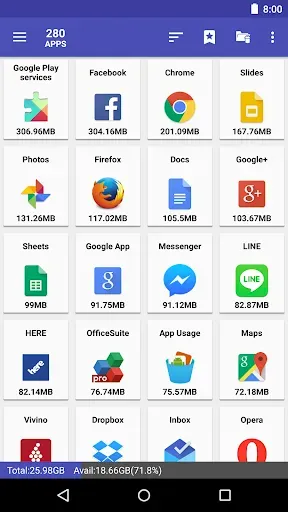 Скриншот 4 — AppMgr Pro III (App 2 SD)