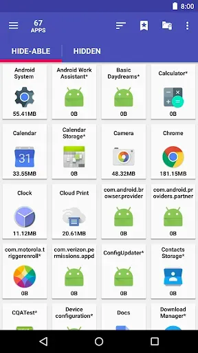 Скриншот 2 — AppMgr III (App 2 SD)